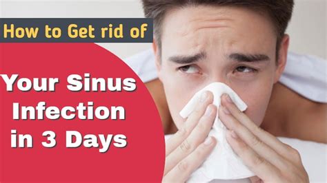 how to get rid of a sinus infection in 24 hours.